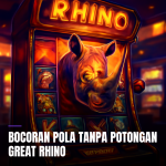 Slot online botak-botak keren mempersembahkan bocoran pola great rhino.